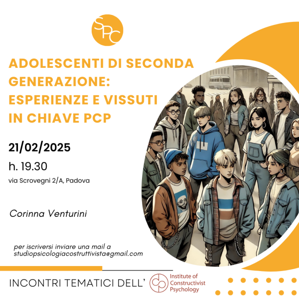 Adolescenti di seconda generazione: esperienze e vissuti in chiave PCP